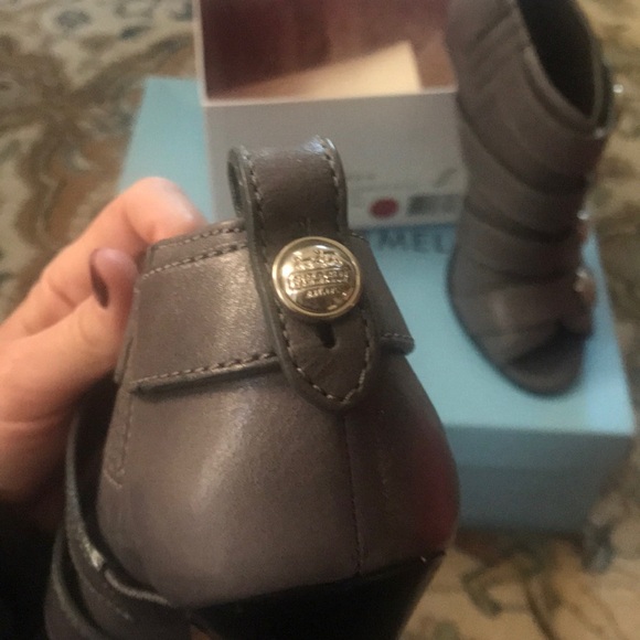 Amazing Metallic Gray Coach Bootie - Picture 8 of 8